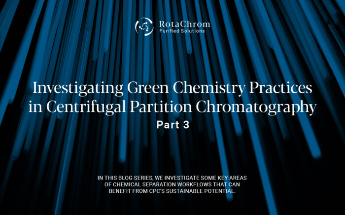 Header to part 3 of sustainable chromatography articles about downstream.