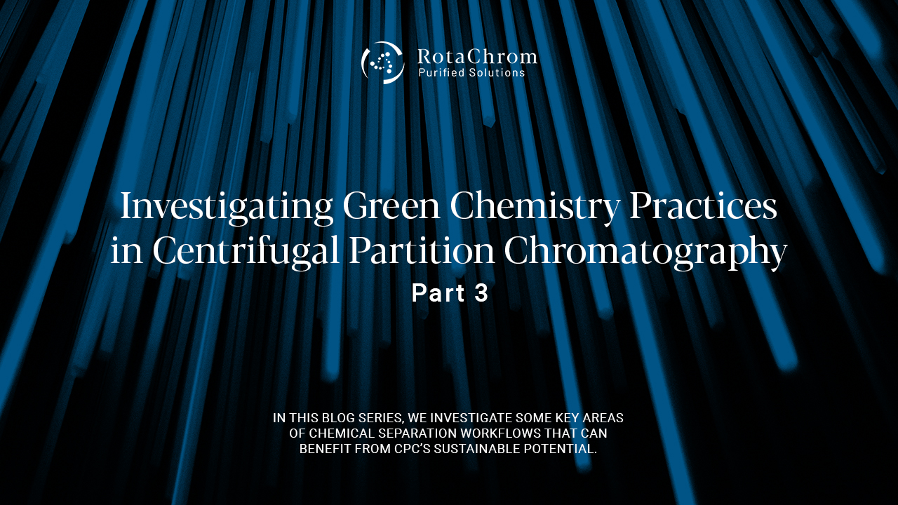 Header to part 3 of sustainable chromatography articles about downstream.