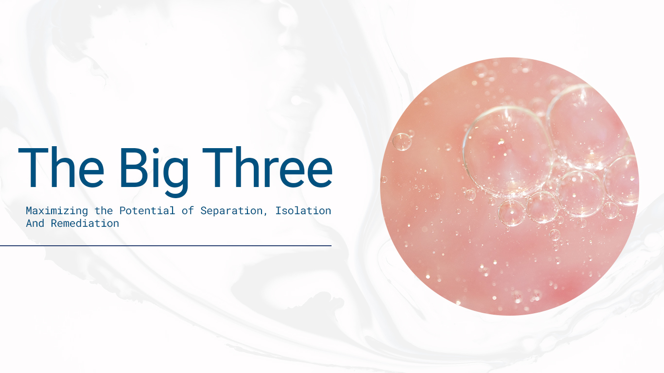 Header for the Big Three of separation isolation and remediation