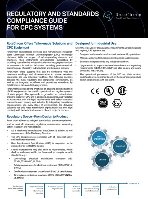 RotaChrom regulatory compliance