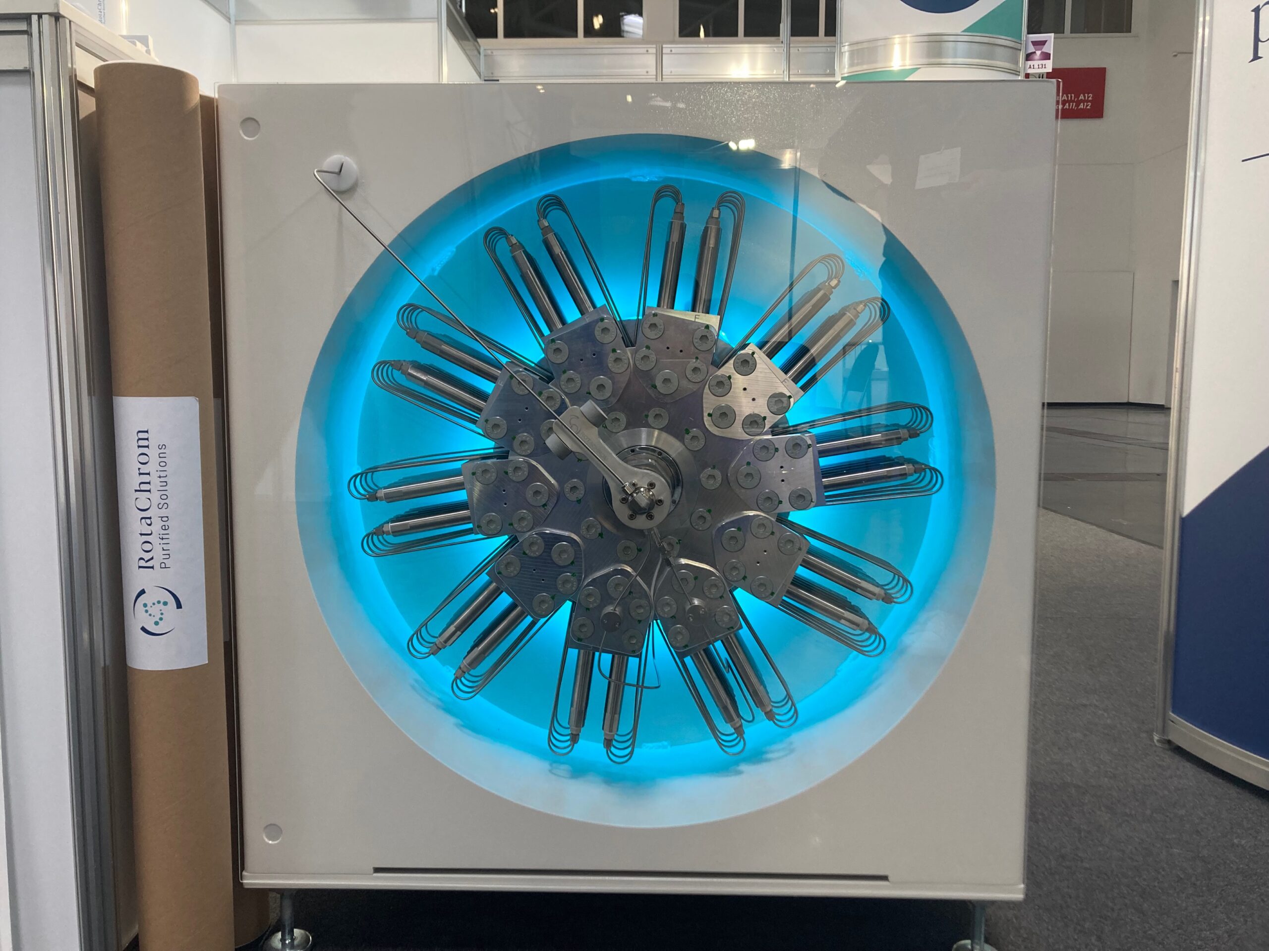 Image of an rCPC with led lights and transparent door